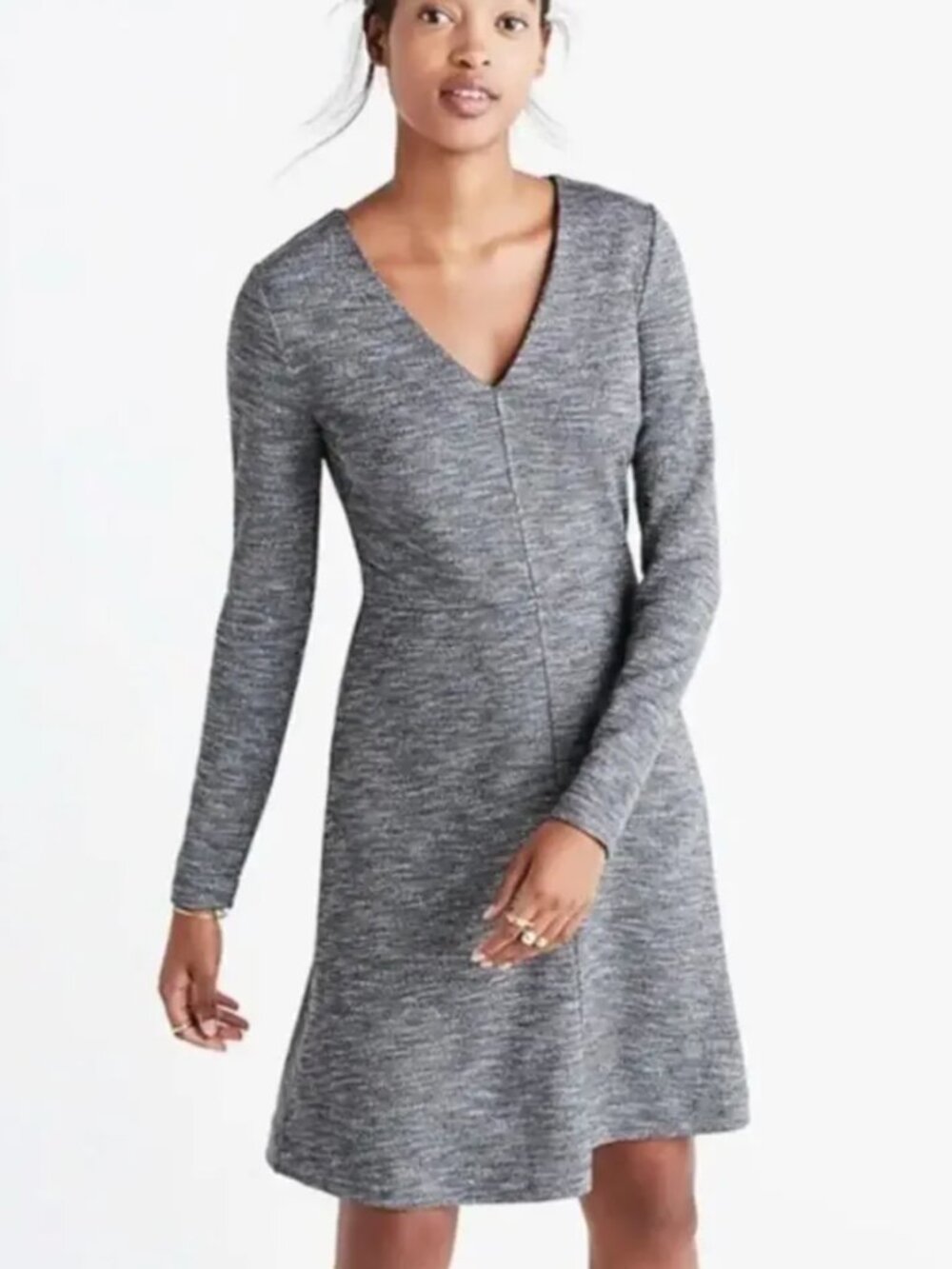 Madewell Bridgewalk Knit Dress, grey size 2